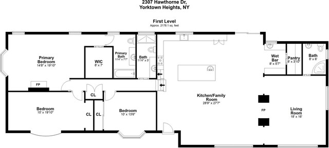 2307 Hawthorne Dr, Yorktown Heights, NY 10598 - home floor plan