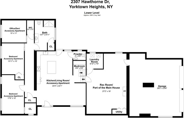 2307 Hawthorne Dr, Yorktown Heights, NY 10598 - room layout