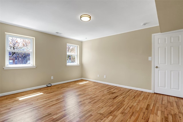 265 Artist Lake Dr, Middle Island, NY 11953 - empty room featuring light wood-type flooring, baseboards, and visible vents