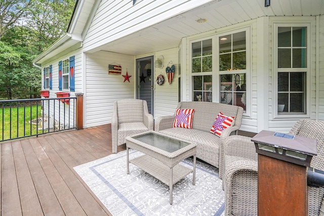 138 Barton Ave, Patchogue, NY 11772 - view of wooden deck