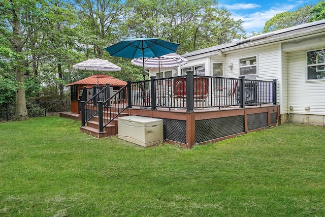 138 Barton Ave, Patchogue, NY 11772 - back of property with a gazebo and a deck