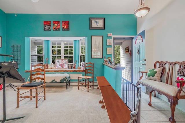 138 Barton Ave, Patchogue, NY 11772 - sitting room featuring a high ceiling