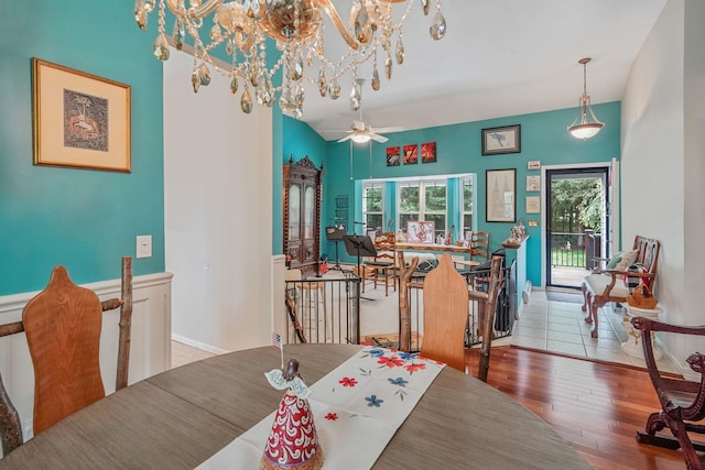 138 Barton Ave, Patchogue, NY 11772 - dining room featuring a chandelier and hardwood / wood-style flooring