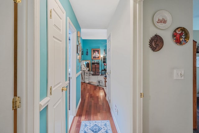 138 Barton Ave, Patchogue, NY 11772 - corridor with wood finished floors