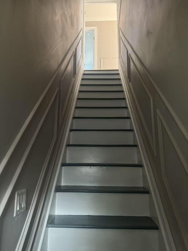 view of stairs
