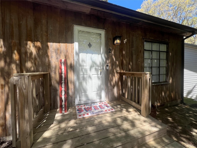 view of entrance to property