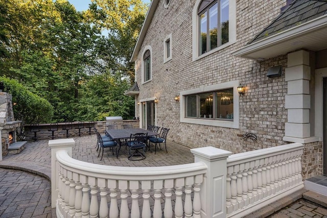 view of patio / terrace with outdoor dining area