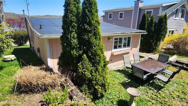 view of back of property