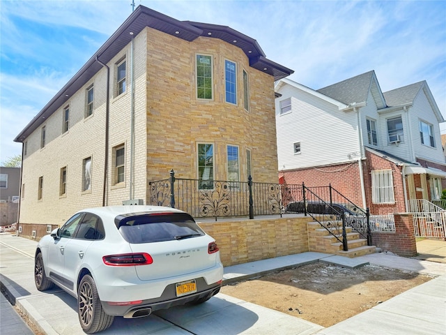 103-22 104th St, Ozone Park, NY 11417 - view of front of property with stone siding