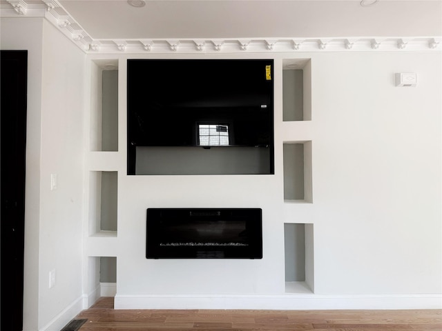 103-22 104th St, Ozone Park, NY 11417 - interior details with baseboards and wood finished floors