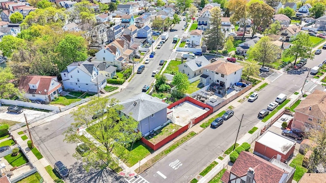 aerial view featuring a residential view