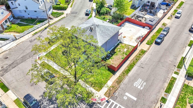 drone / aerial view featuring a residential view