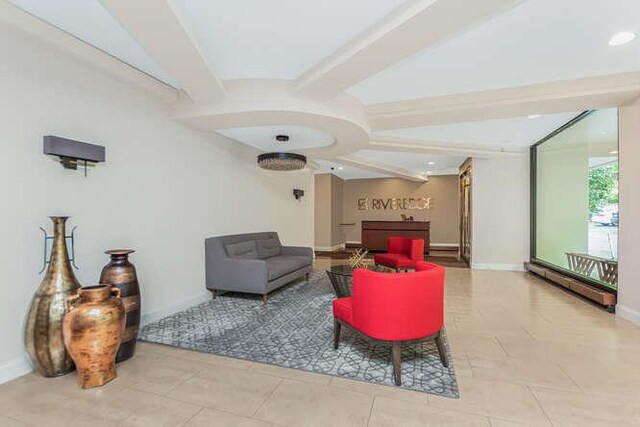1 David Ln Unit 5E, Yonkers, NY 10701 - lobby featuring recessed lighting and beam ceiling