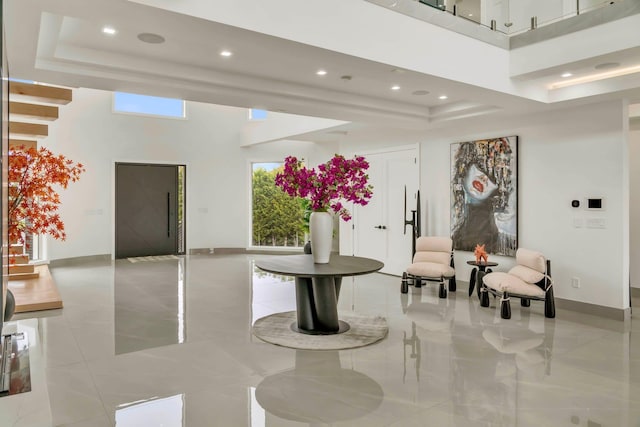 view of community lobby