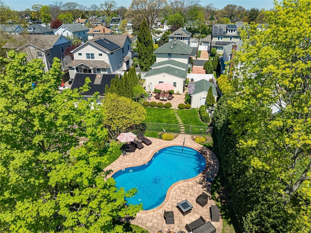405 Linden St, Bellmore, NY 11710 - bird's eye view with a residential view