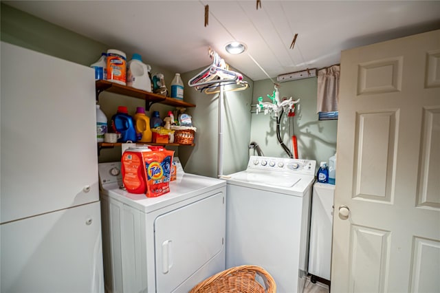 405 Linden St, Bellmore, NY 11710 - laundry room featuring separate washer and dryer and laundry area