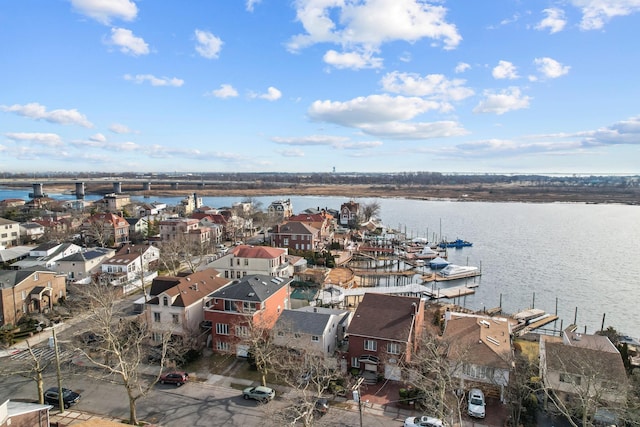 299 Whitman Dr, Brooklyn, NY 11234 - drone / aerial view with a residential view and a water view