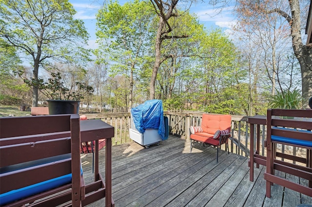 57 Higgins Trl, Monroe, NY 10950 - view of wooden terrace