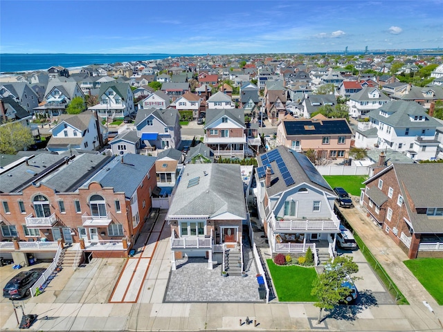 161 Bch 129th St, Rockaway Park, NY 11694 - aerial perspective of suburban area featuring a large body of water