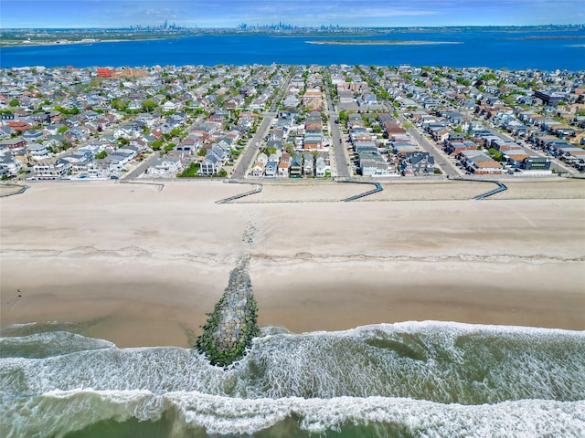 161 Bch 129th St, Rockaway Park, NY 11694 - aerial perspective of suburban area with a large body of water