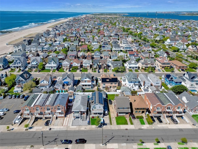 161 Bch 129th St, Rockaway Park, NY 11694 - aerial view of property's location featuring nearby suburban area and extended coastline