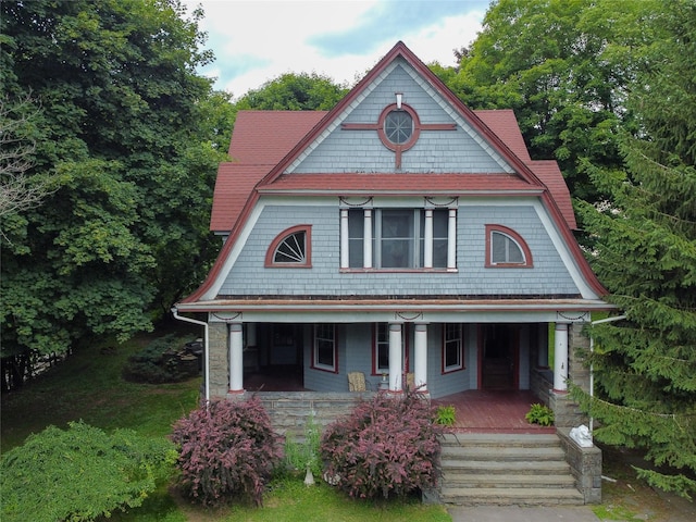 12 Highview Ave, Callicoon, NY 12723 - victorian-style house featuring covered porch