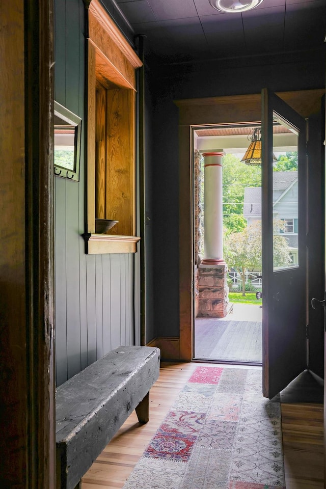 12 Highview Ave, Callicoon, NY 12723 - foyer entrance with wood finished floors