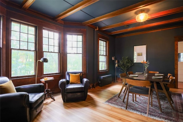 12 Highview Ave, Callicoon, NY 12723 - home office with light wood-type flooring and ornamental molding