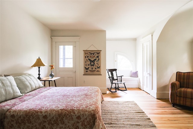 12 Highview Ave, Callicoon, NY 12723 - bedroom featuring light wood-style flooring and multiple windows