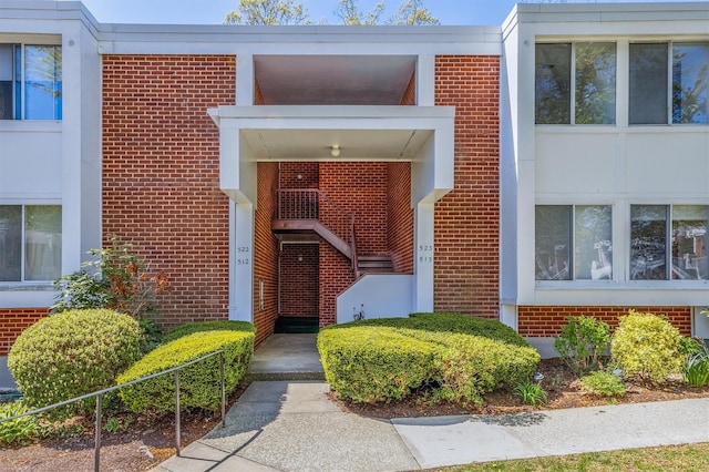 523 Colony Dr, Hartsdale, NY 10530 - entrance to property featuring brick siding