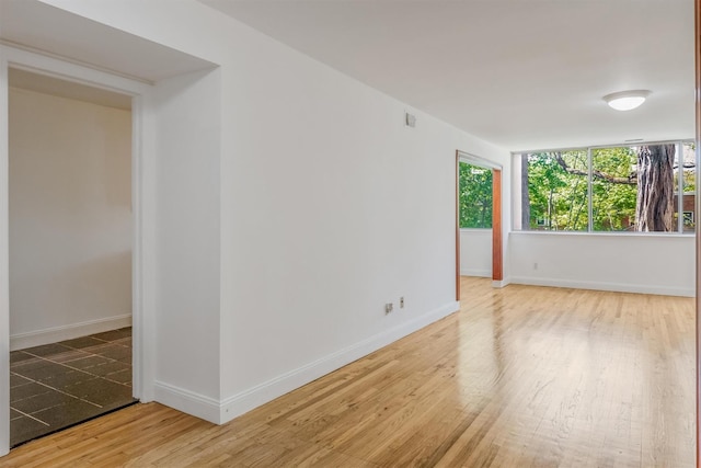 523 Colony Dr, Hartsdale, NY 10530 - spare room featuring baseboards, light wood-type flooring, and visible vents