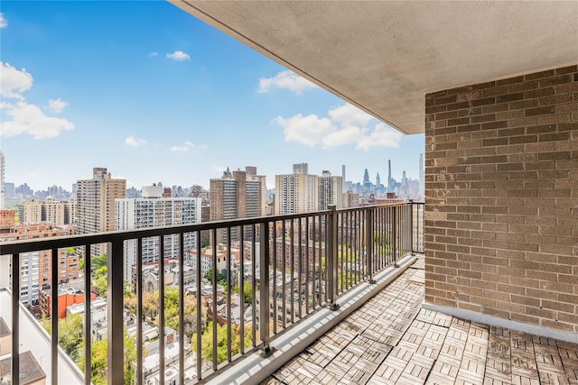 175 W 95th St Unit 27G, New York Manhattan, NY 10025 - balcony with a city view