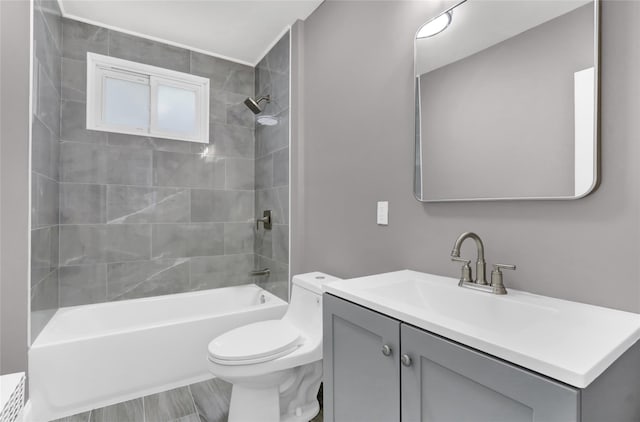 62-22 80th Rd, Glendale, NY 11385 - bathroom with toilet, shower / washtub combination, and vanity