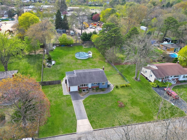drone / aerial view