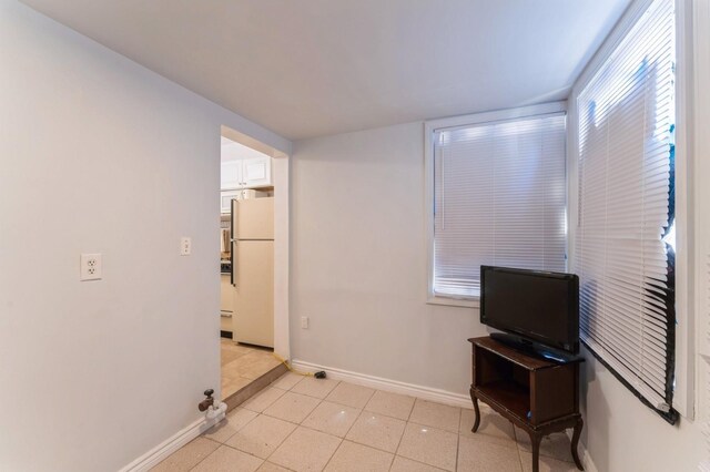 interior space with baseboards