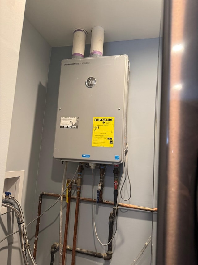 utilities featuring water heater