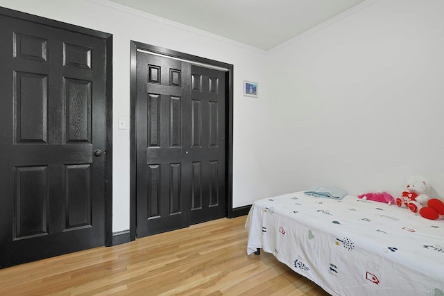 26 Hoke Dr, Stony Point, NY 10980 - bedroom featuring a closet, light wood finished floors, and crown molding