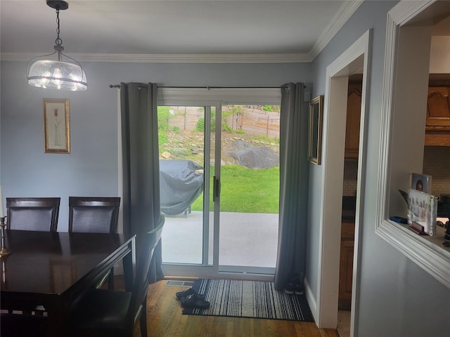 142 Pembrook Dr, Yonkers, NY 10710 - interior space with crown molding, visible vents, and wood finished floors