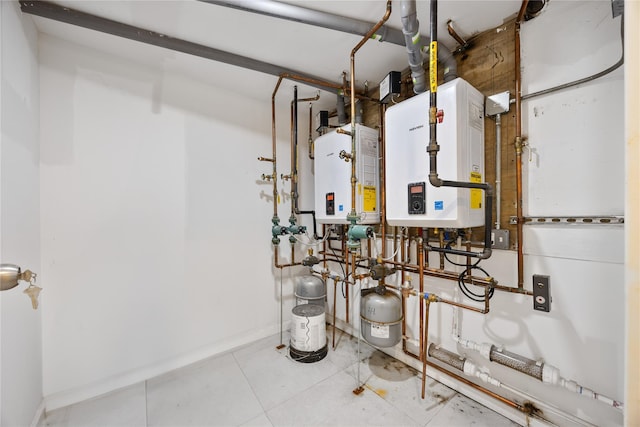 61-12 160th St, Fresh Meadows, NY 11365 - utilities featuring tankless water heater and water heater