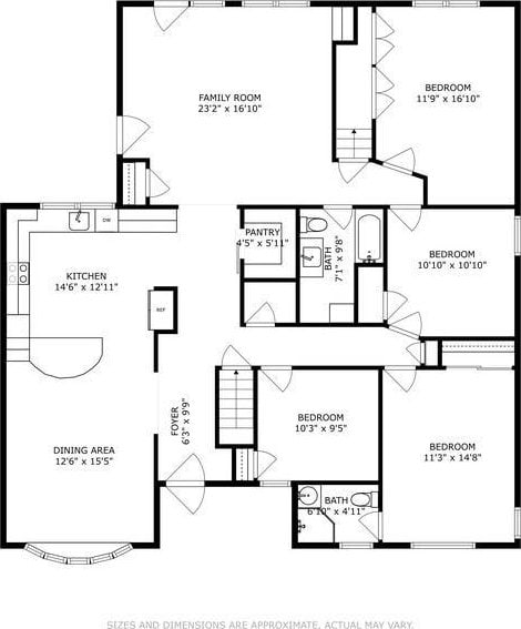 708 Seabury Ave, Franklin Square, NY 11010 - view of layout
