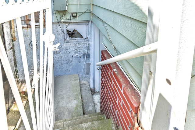view of staircase
