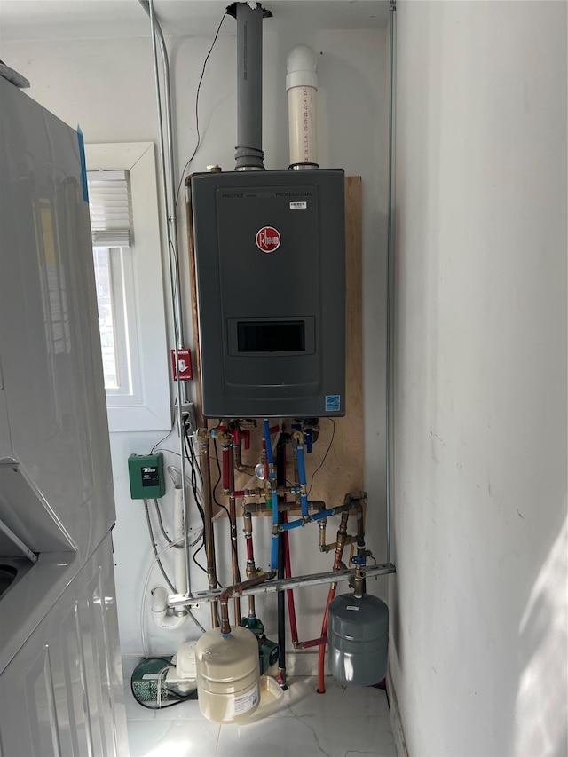 utilities featuring water heater