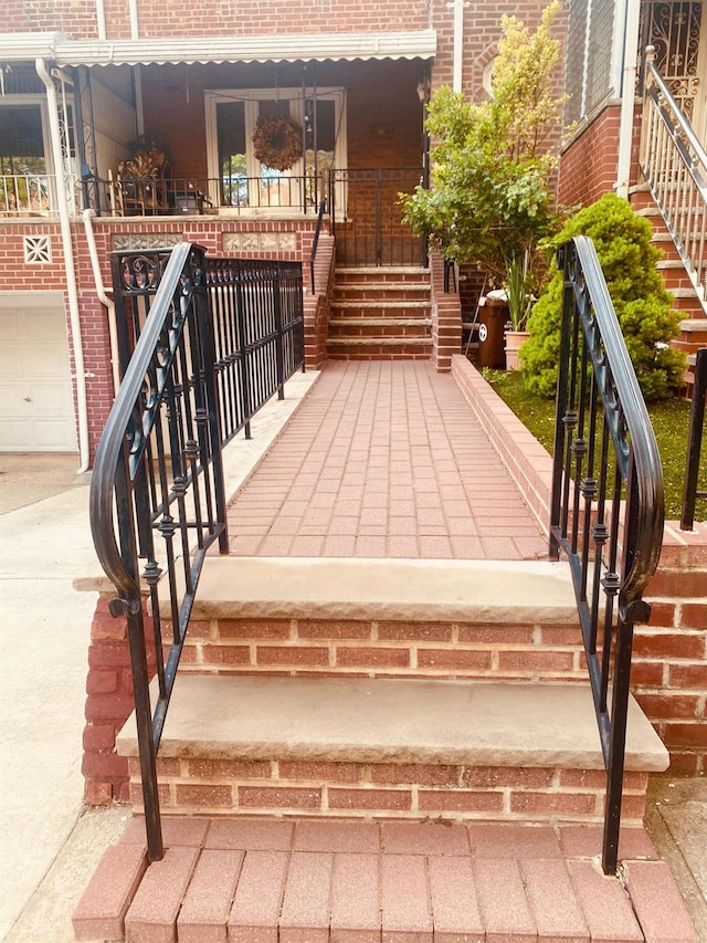 view of staircase