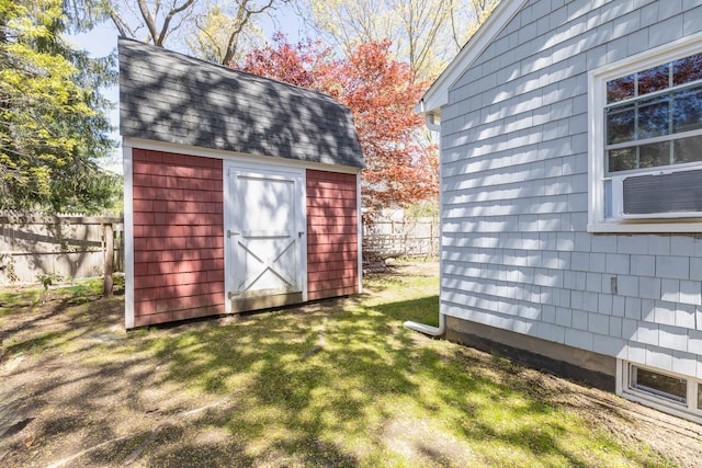 8 Parkside Ave, Miller Place, NY 11764 - view of shed featuring fence