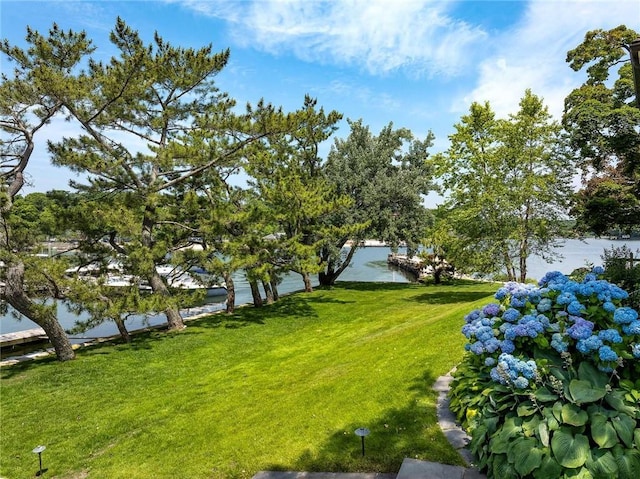 0 Rich, Greenwich, CT 06830 - view of yard featuring a water view