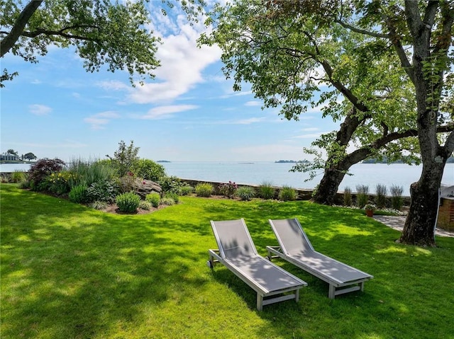 0 Rich, Greenwich, CT 06830 - view of yard with a water view