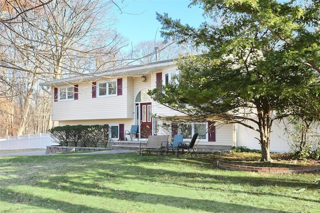 1 Rayson Ln, Airmont, NY 10952 - view of front of property with fence and a front yard