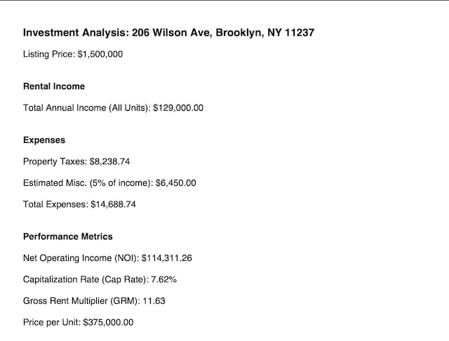 206 Wilson Ave, Brooklyn, NY 11237 - a file