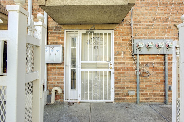 206 Wilson Ave, Brooklyn, NY 11237 - view of exterior entry with brick siding