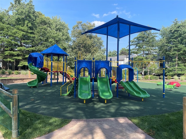 view of communal playground